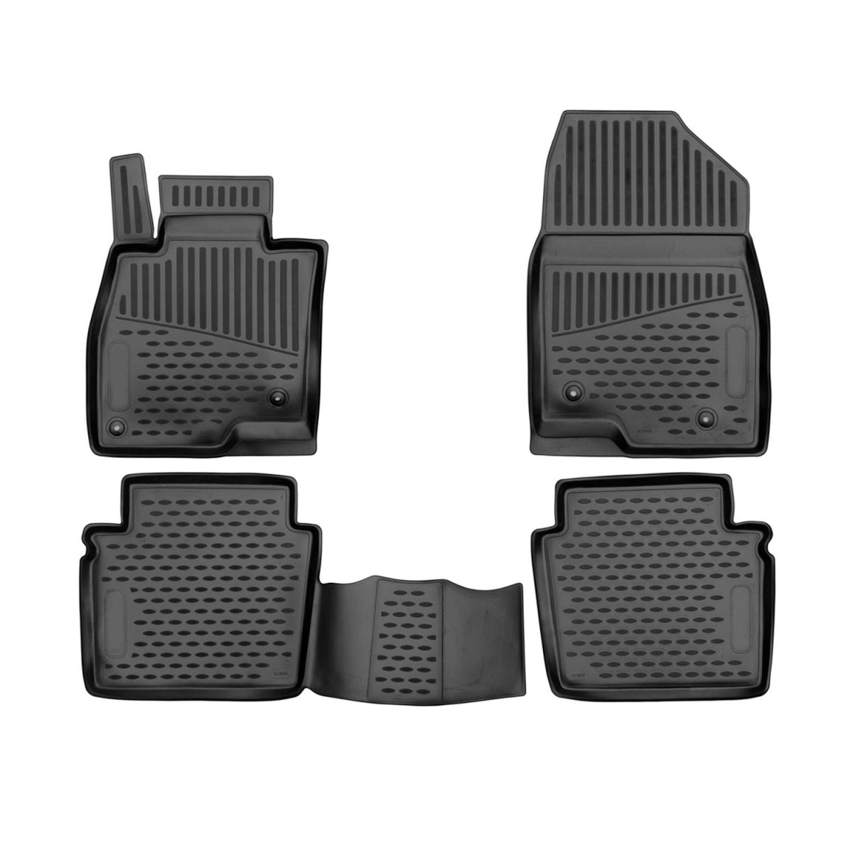 Mazda 6 Floor Mats - Omac - Rubber TPE - Black - '18-'21
